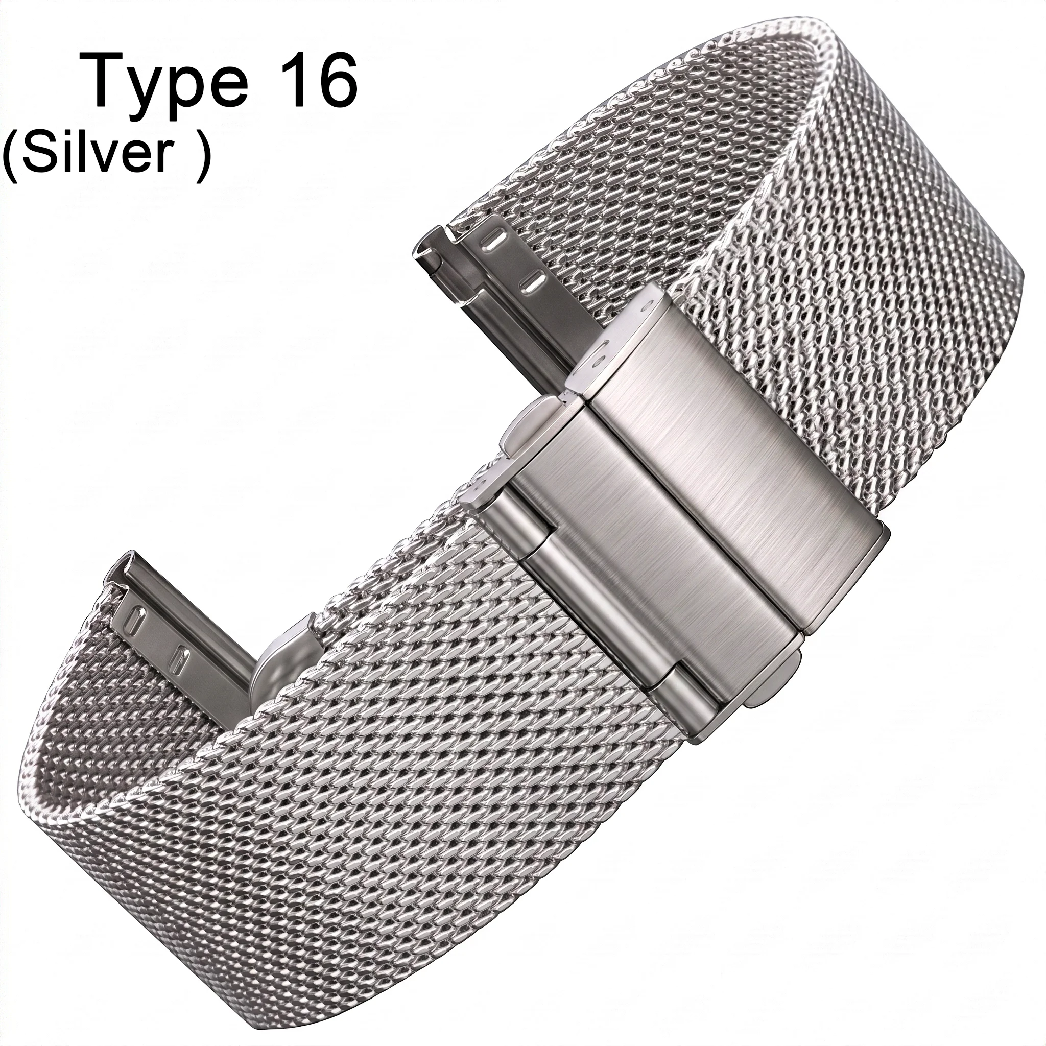 Sleek Stainless Steel Watch Band - Premium Metal Replacement Strap