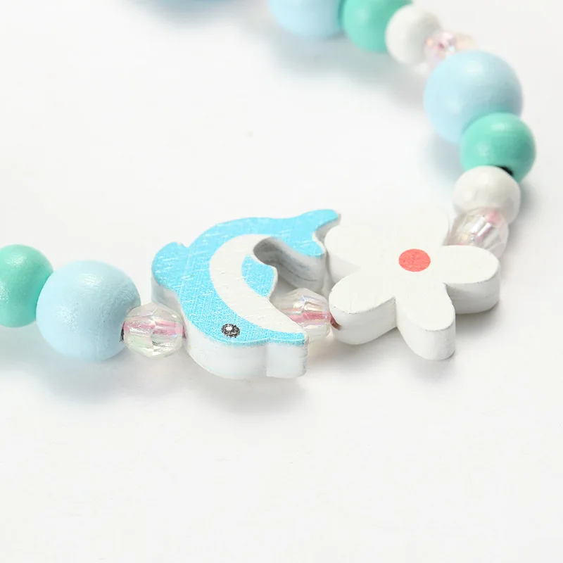 Bijoux Enfant Licorne Bijoux Licorne Enfant SOETDERT - Lot De 6 Pièces - Bois Coloré - Colliers Et Bracelets Réglables Bijoux Licorne Fille