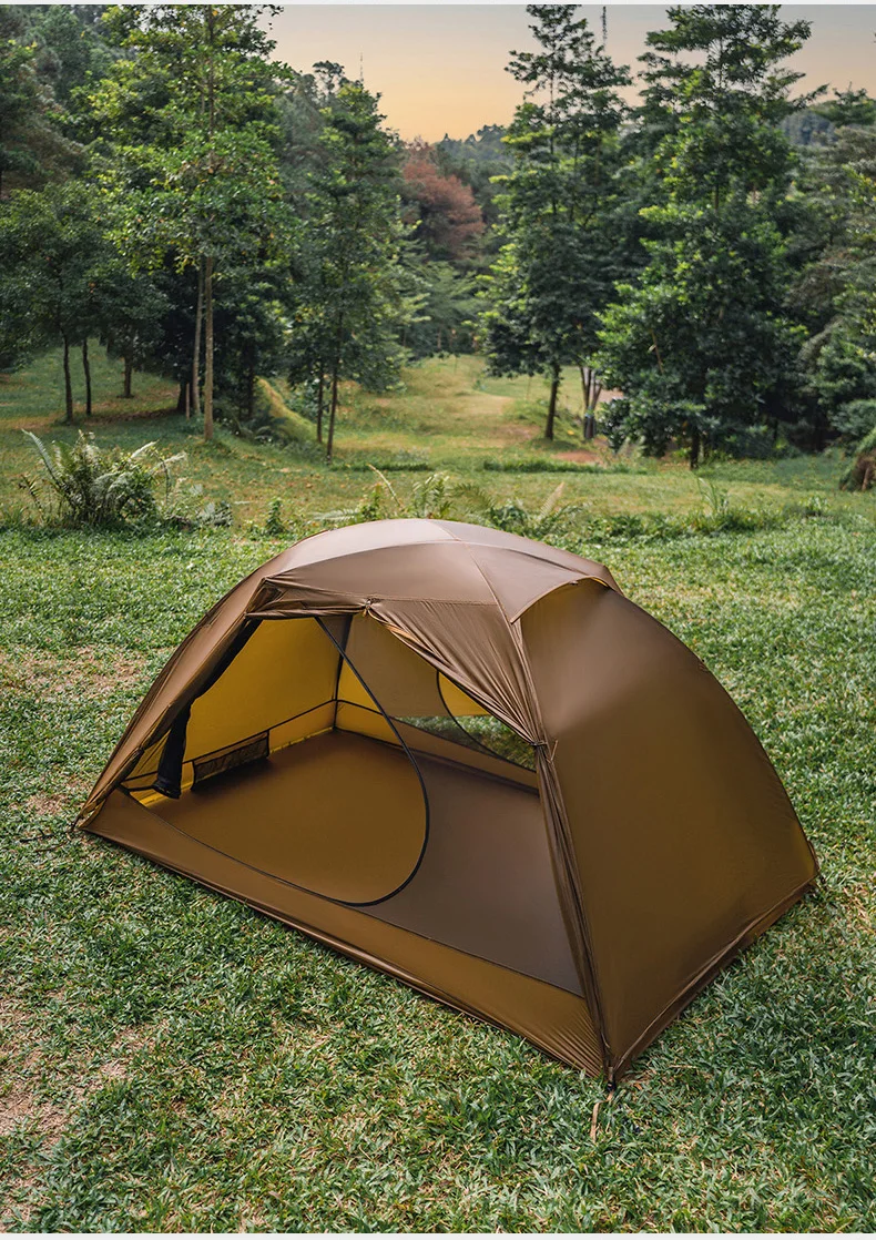 Thous Winds Taurus 2 People Tent Ultralight Hiking Tent Double Layer Outdoor Camping Tent 15D Nylon Ripstop Both Side Silicon