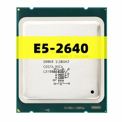 Xeon Processor E5-2640 Six-Core 15M Cache/2.5 GHz/8.00 GT/s 95W LGA 2011 E5 2640,sell E5 2650 2660 CPU Free Shipping