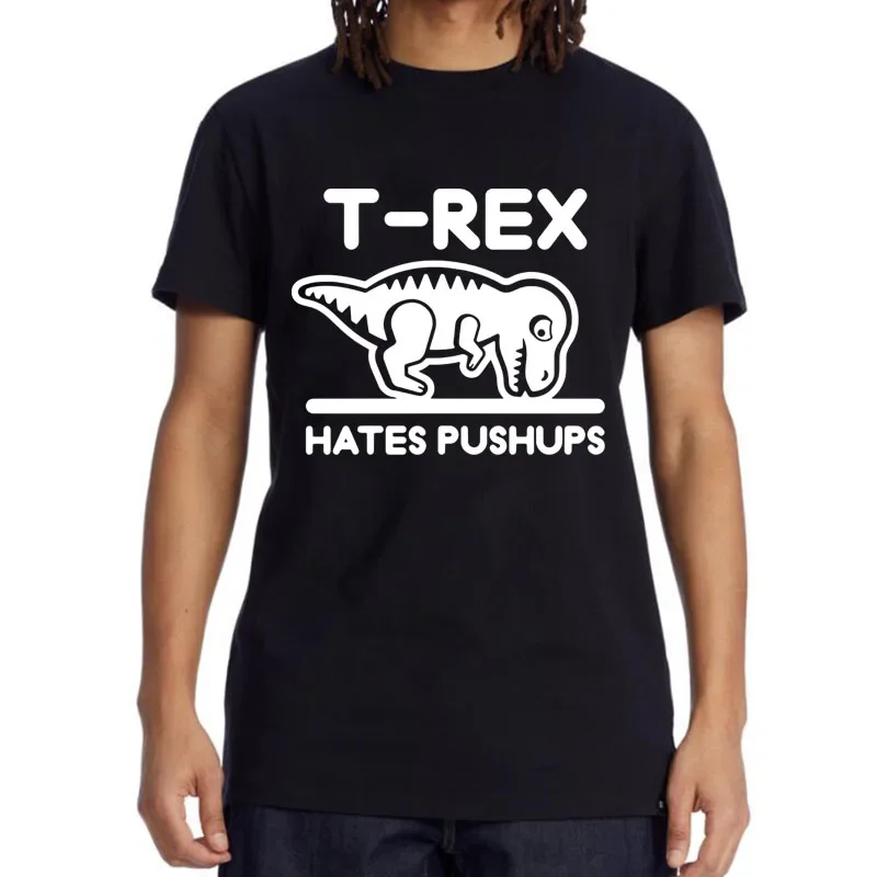 

XIN YI Men's T-shirt Top Quality 100% Cotton Funny Dinosaur Design Printing O-neck T Shirt for Men Cool T-shirt Male Tees Tops