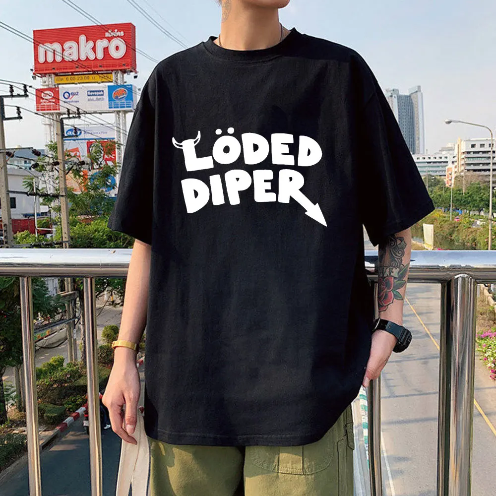 Aesthetic Summer Baby Tee Streetwear Gothic Harajuku Loded Diper Letter  Graphic Emo T-shirt Vintage Crop Top Women Y2k Clothes - T-shirts -  AliExpress