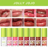 JOLLY JOJO 6 Colours Clear Lip Oil Lip Protectant Oil Lip Plumping Moisturising Mirror Lip Colour 1