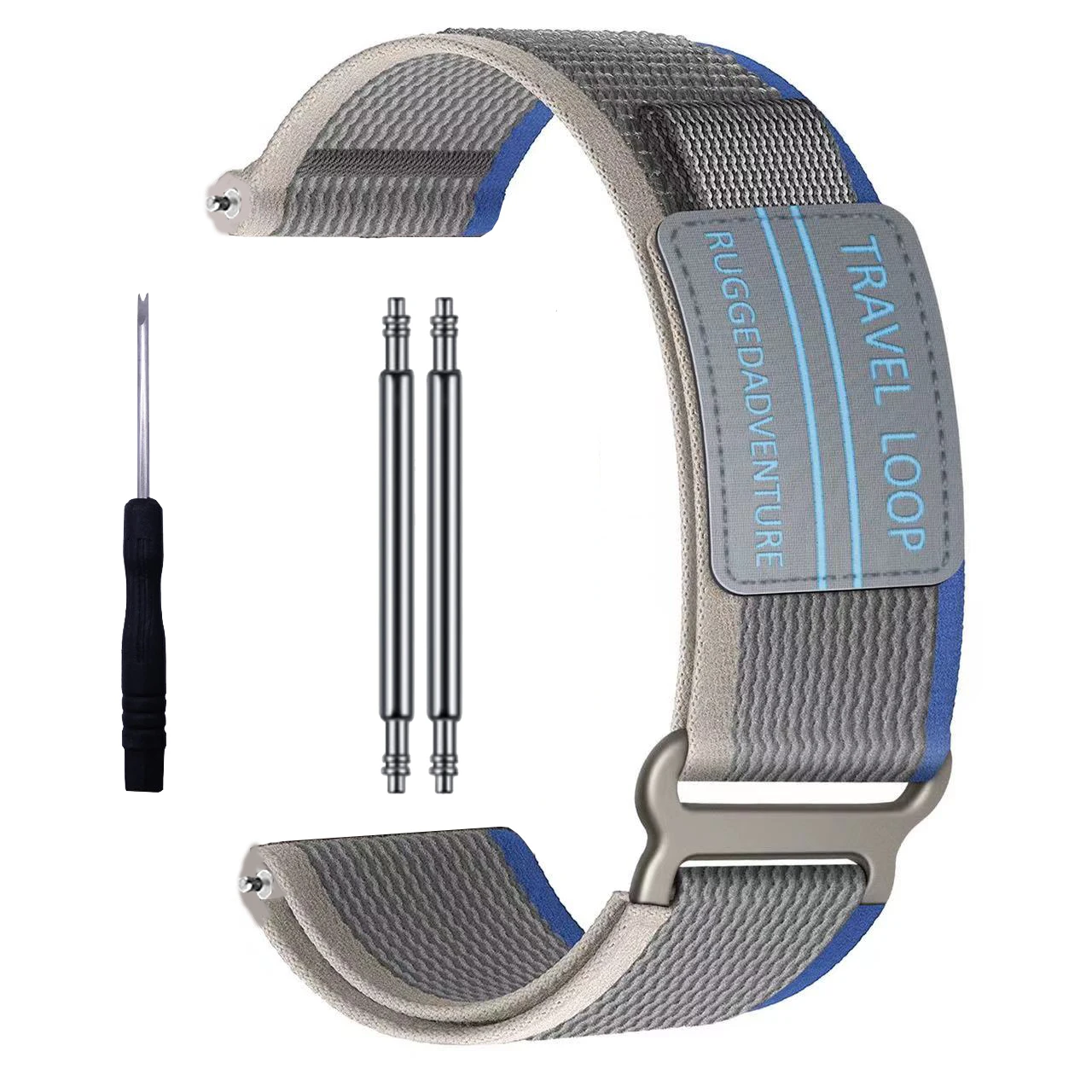 Durable 24mm Travel Loop Nylon Strap for Smartwatches – Replaceable Band Correa Belt