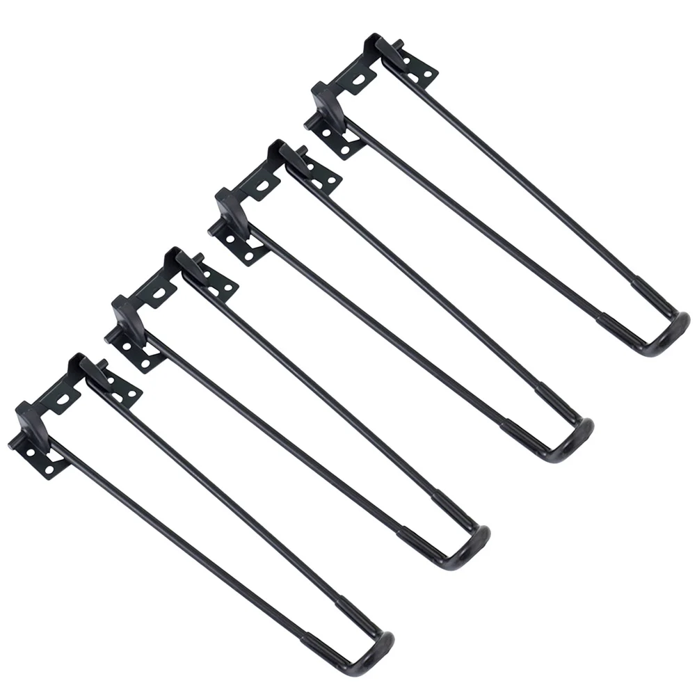 

4 Pcs Folding Desk Leg Foldable Hairpin Legs Table Coffee Metal Bench White Iron