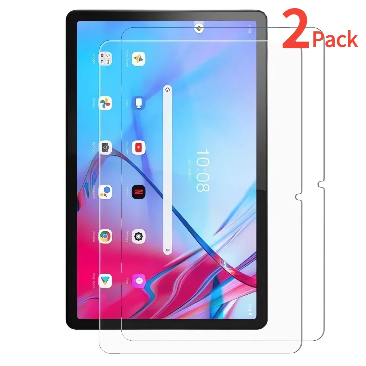 Premium HD Clear Anti-Scratch Tempered Glass Screen Protector, 2 Pack