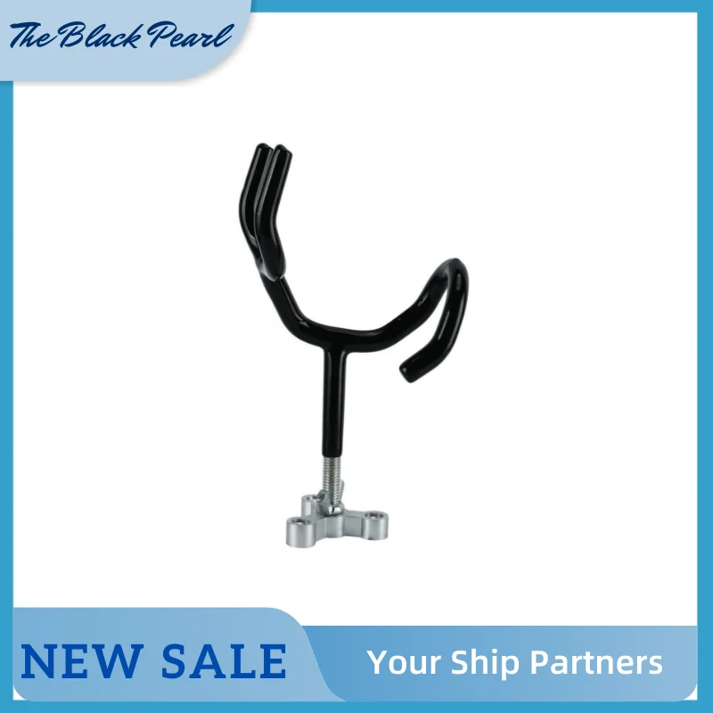 

Set of 4 PVC-Coated Steel Wire 20-Degree Rod Holders with Mounting Base: Secure Your Fishing Poles on Your Boat!