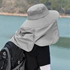 Sun Protection Bucket Hat Summer Outdoor Hunting Cycling Hiking Hats Camping Visor Caps Removable Fisherman Cap for Men Women 5