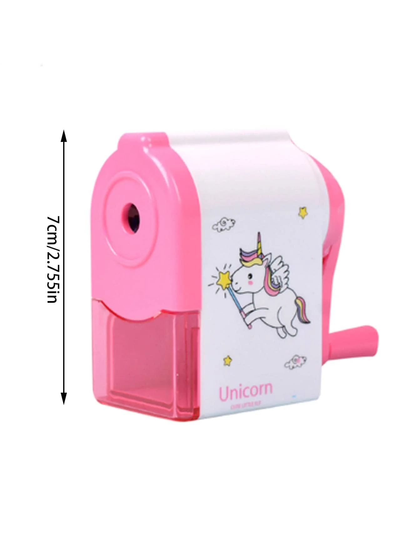 Pencil Knife Tools Cute Dolphin Rotary Pencil Sharpener Long Lasting Blade School Stationery Hand Crank Sharpeners for Childen - 4