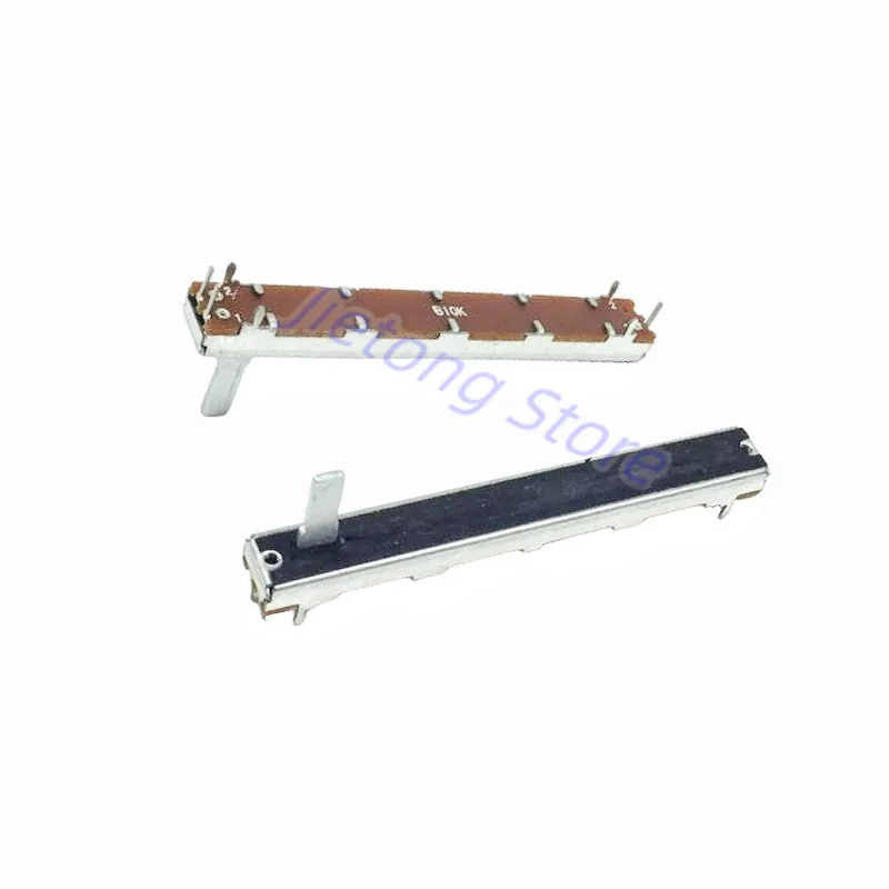 5pcs SC6021N Single Channel Potentiometer B10K B50K 75MM Straight Slide Potentiometer Travel 60mm Handle Length 15mm