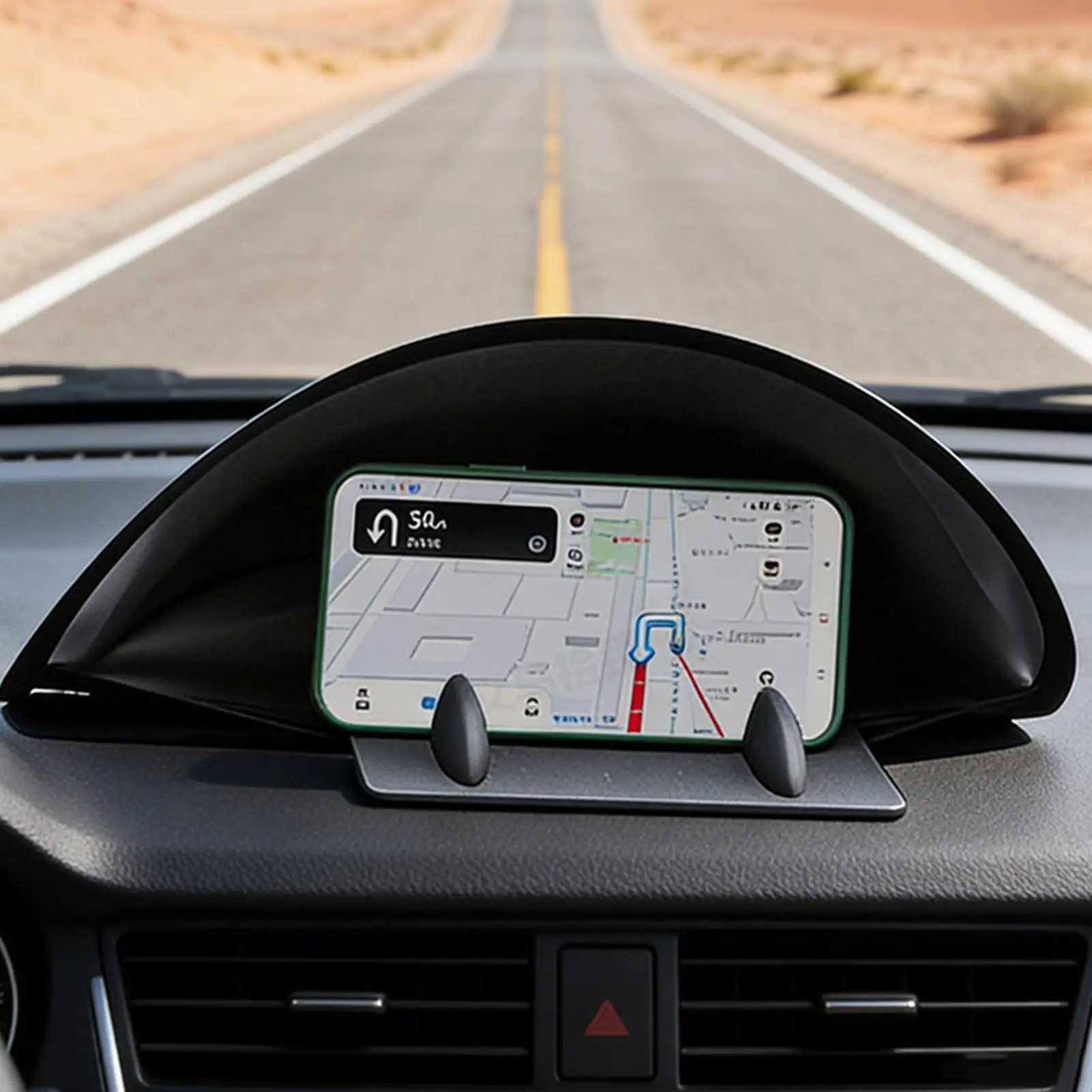 Foldable Anti-Glare Heat Resistant Car Phone Sun Shield