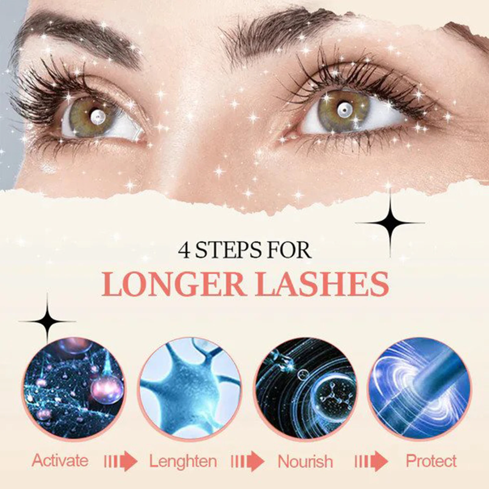 EELHOE Eyelash Growth Serum Lifting Eyelashes Enhancer Eye Lash Fuller Thicker Nourish Lashes Longer Female Makeup Cosmetics eyelash growth serum