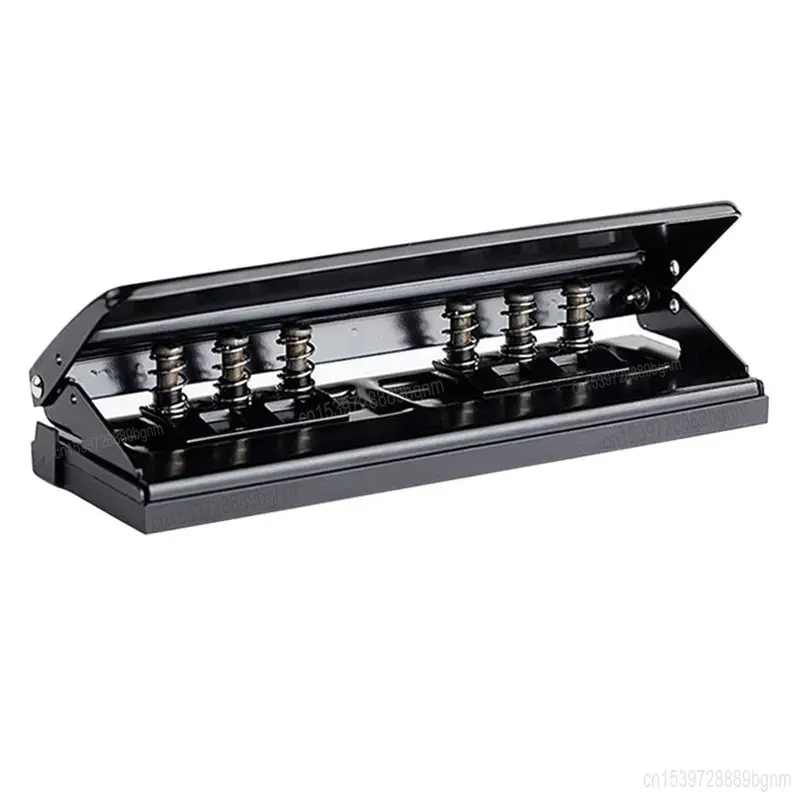 Bucatrice 6 Fori Regolabile Per A4, A5, A6 - Con Scala Di Posizionamento E Raccoglitore Trucioli - Foto 8