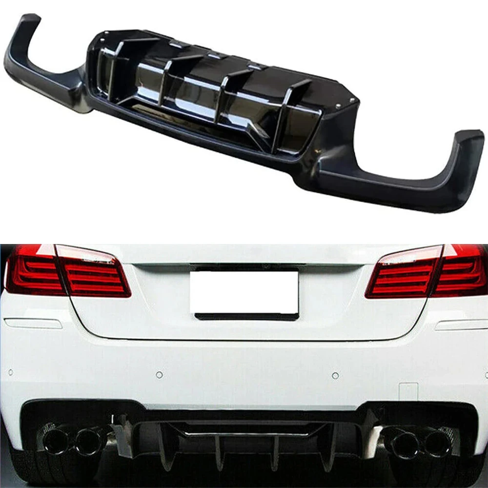 リアバンパーブレード,LED付きディフューザー,BMW 5シリーズm5f10 f11