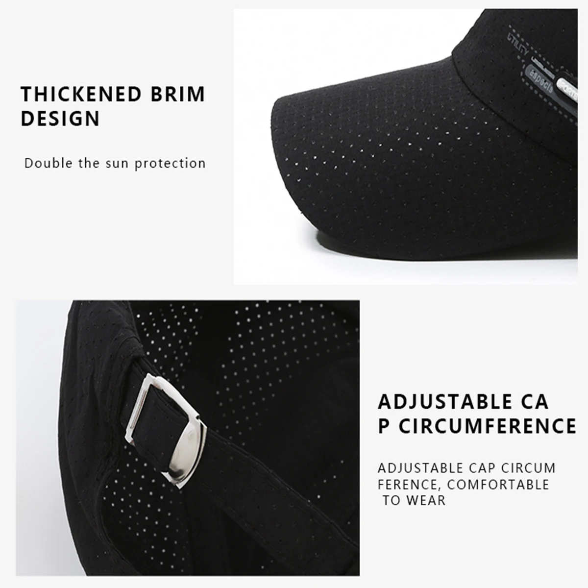 Hat Men's 2025 New Spring and Summer Big Head Circumference Hard Top Baseball Cap Tide Brand Fashion Outdoor Cap Women's Simple