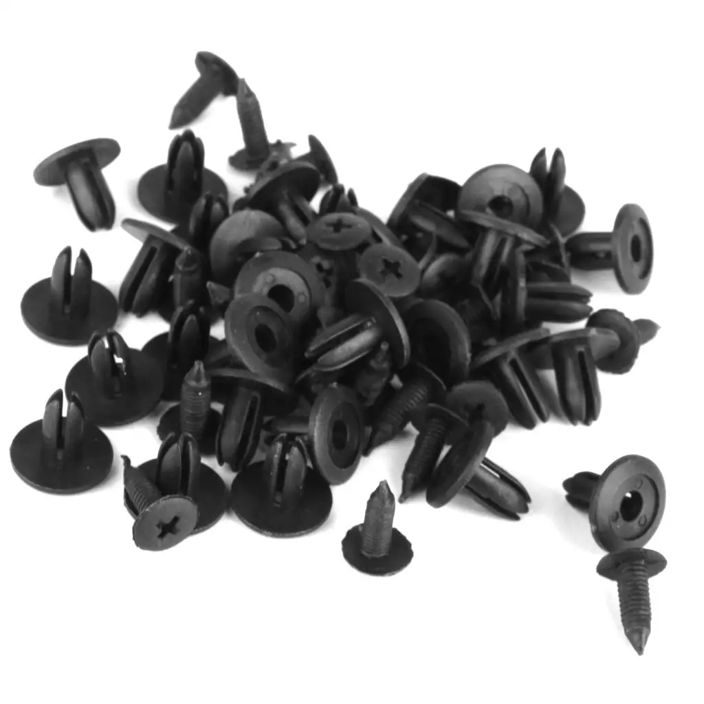 

30x Nylon Screw Door Trim Panel Fastener Retainers Clips Fit GM 90467-06017