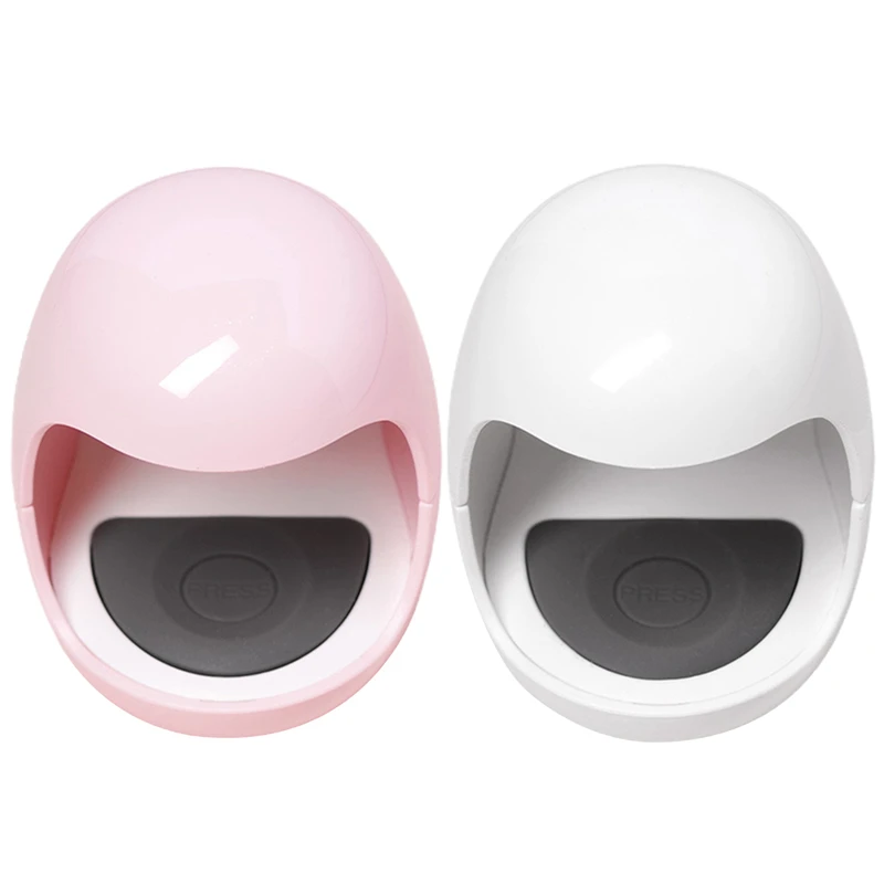 네일 건조기 미니 계란 모양 3W USB UV LED 램프 네일 아트 매니큐어 도구 젤 폴란드어에 대 한 핑크 45s / 60s 빠른 건조 경화 빛