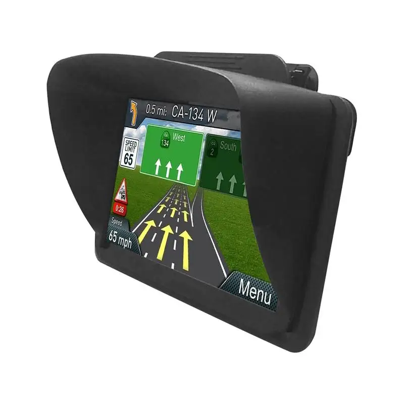 Portable Anti-glare GPS plastic Sun Shade Cover For 6 And 7 Inches GPS Navigator Visor Sunshade Interior Automotive Supplie