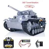 In Stock Mato Metal 1/16 Scale German Panzer III BB Shooting RTR RC Tank 1223  Gift Toys 2