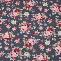 Rose fleur 100% coton tissu bricolage Patchwork Quilting à la main bébé tissu robe literie couverture feuilles Tilda Tissus Tecidos 2