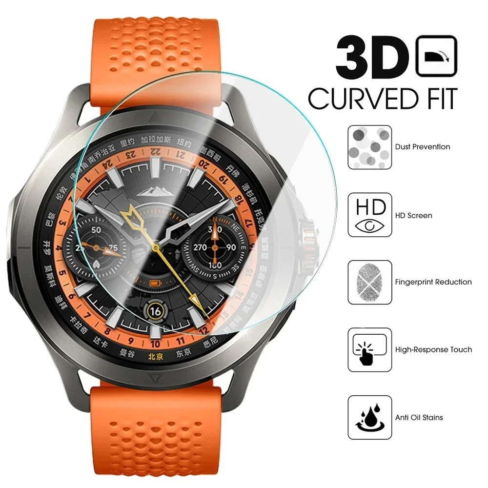 Premium Tempered Glass Screen Protector for Smartwatches - Ultra Clear, Anti-Scratch, 9H Hardness