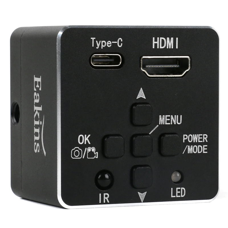 60MP 1080P 4K HDMI 타입-C PC 산업용 전자 비디오 현미경 카메라 디지털 줌 1-5X 휴대폰 CPU PCB 납땜 수리용