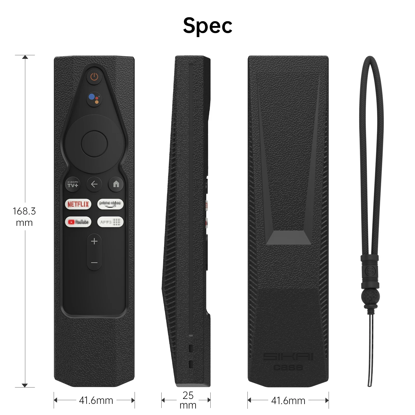 Silicone Case for Xiaomi Mi Stick 4K Mi Box S 2 Remote Control Protective Cover Shockpoof