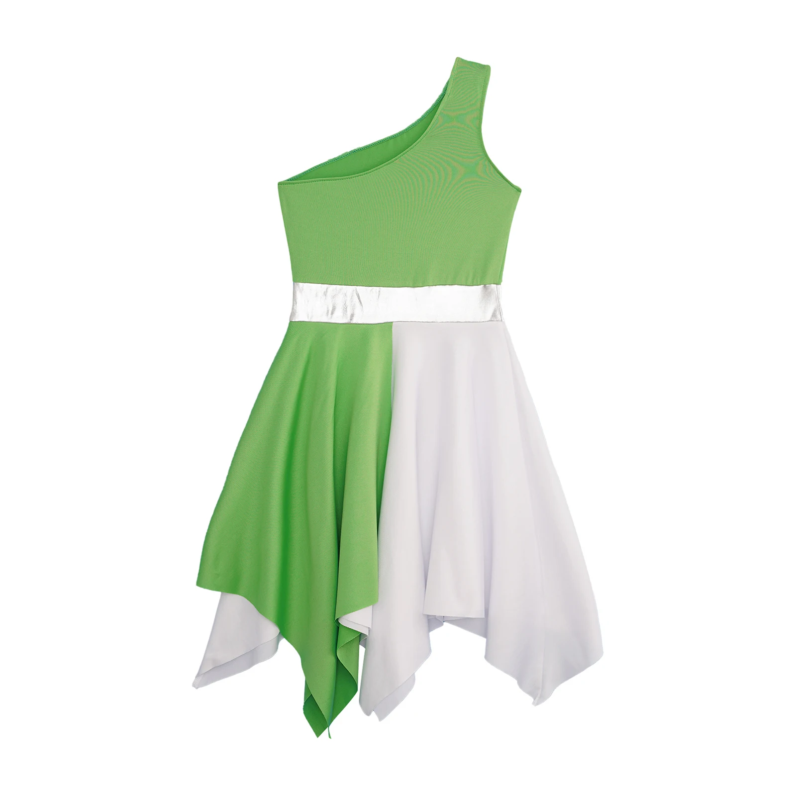 Ballet Dress Girls Dance Costumes Kids Girls Ballet Praise Lyrical Dance Performance Tunic Dress Church Christian Worship Robe Costume Contemporary Dance Dress