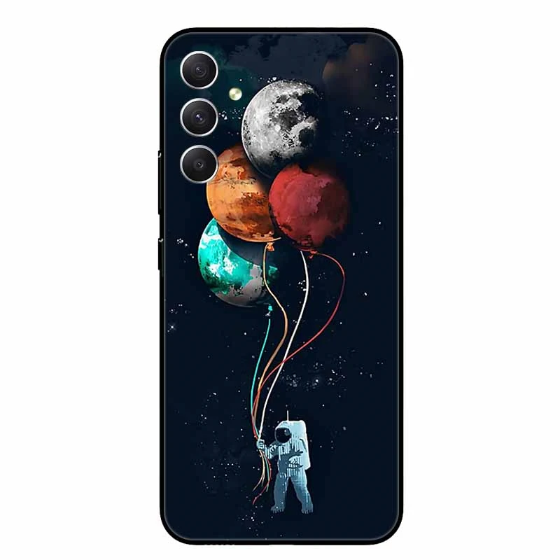Cute Painted Soft Silicone TPU Phone Cover - 6.7'' Back Shell