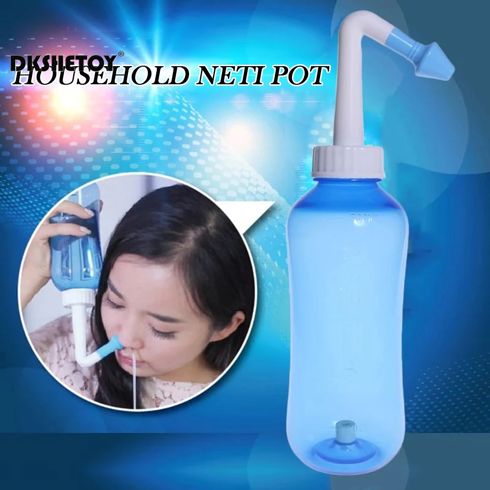 300/500ml Nasenspülflaschen für Erwachsene und Kinder – Nasenschutz, Rhinitis-Nasenspüler, vermeidet allergische Rhinitis, Neti Pot – Detail 1