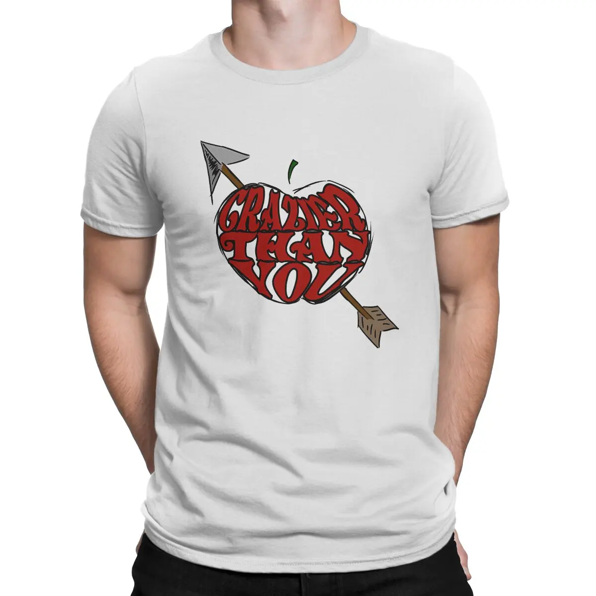 

Мужские футболки Crazier Than You, футболки с принтом семьи Аддамс, футболки с коротким рукавом и круглым вырезом, хлопковая одежда в подарок на день рождения