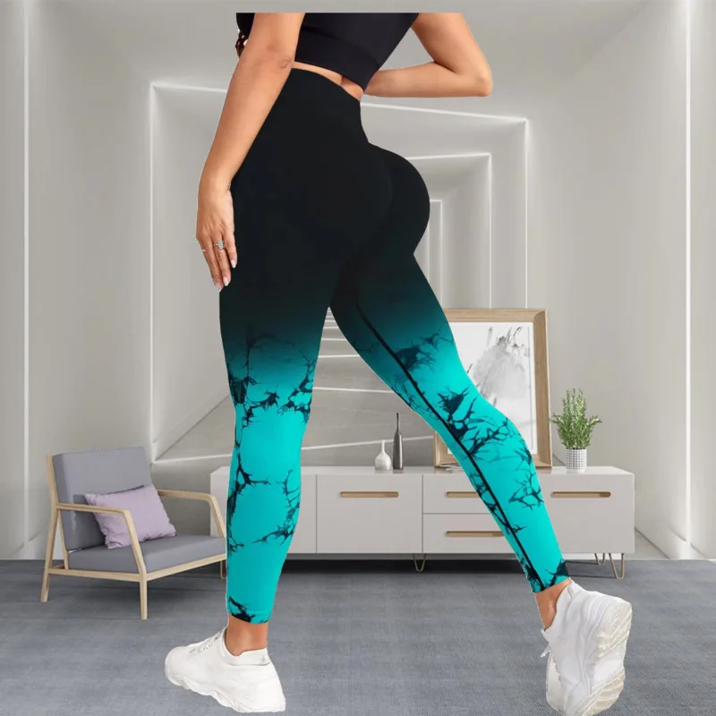 2022 Nova Sem Costura Calças De Yoga Alta Elástica Esportes Fitness Legging  Mulheres Cintura Alta Ginásio Scrunch Butt Running Training Menina Apertado  - Calças De Ioga - AliExpress