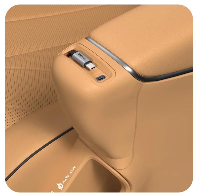 For DENZA D9 2025 2024 The second-row seat docking station Fast charging extensi