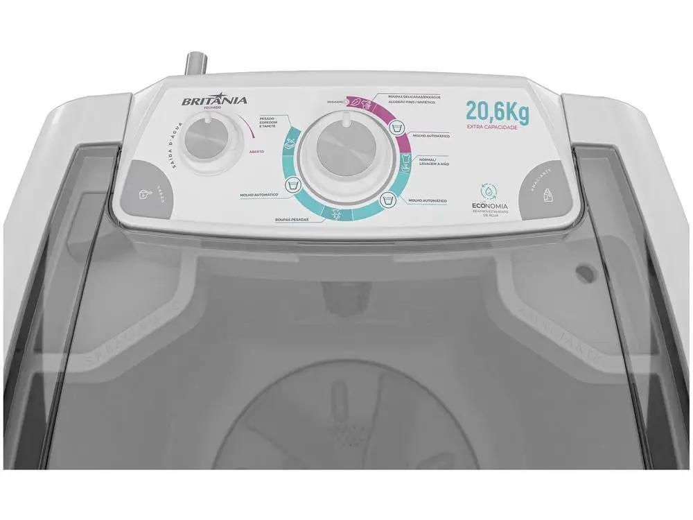 Lavadora Semiautomática Britânia 20,6kg BLR04 - 220V 4