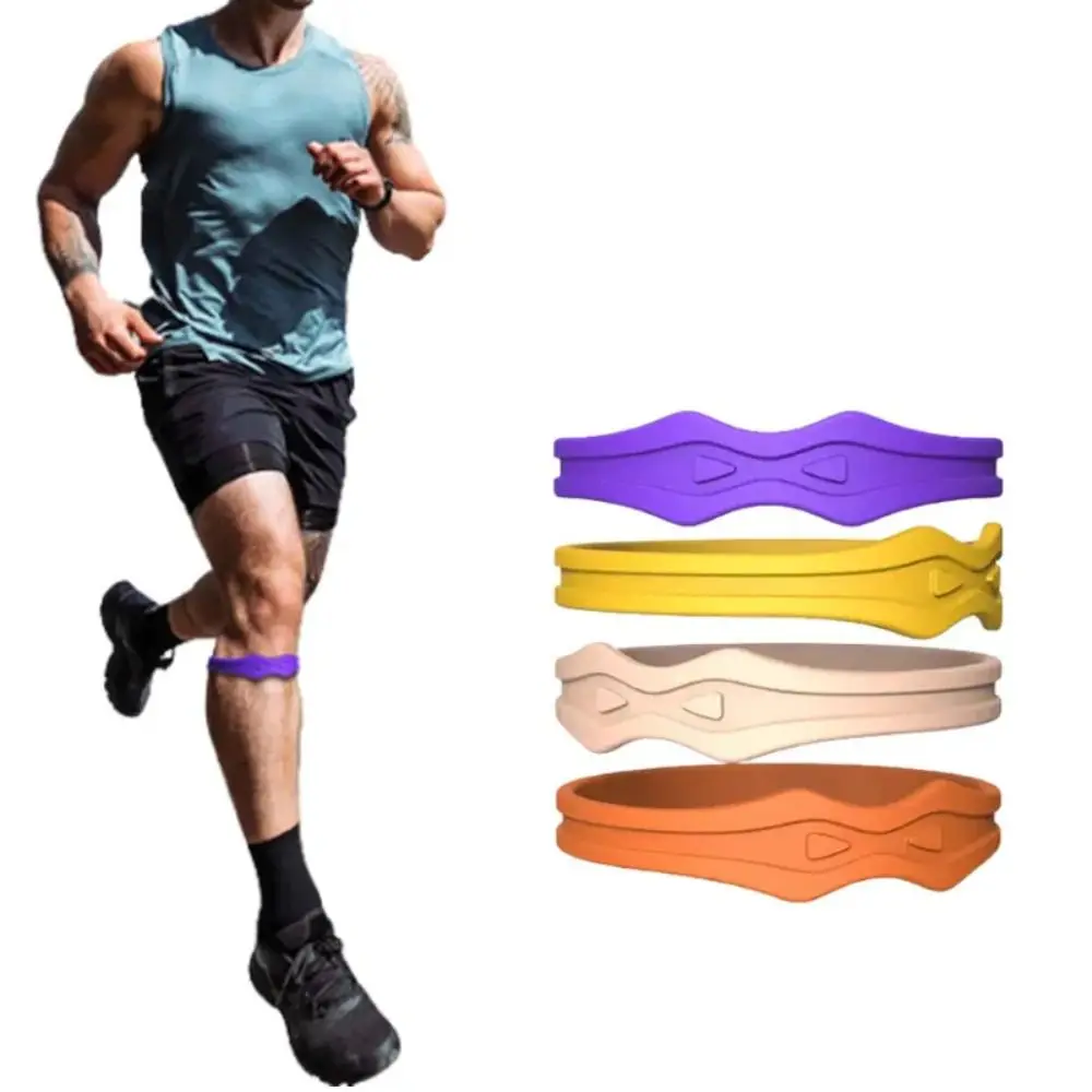 

1 шт. эластичный фиксированный коленный пояс, безопасный силиконовый защитный наколенник, спортивный наколенник, эластичный ремень для коленной чашечки для мужчин