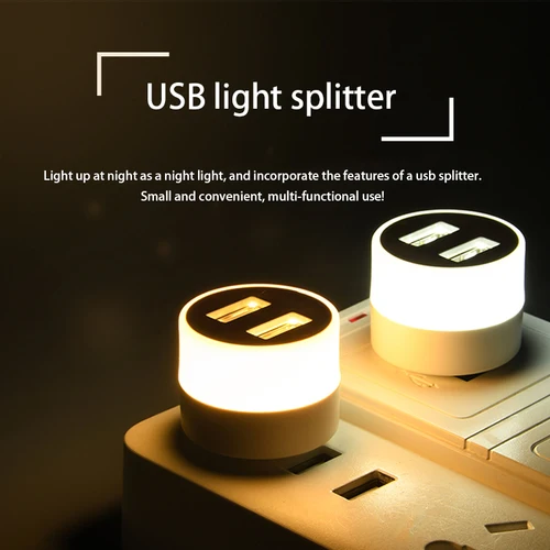 LED USB 조명 컴퓨터 모바일 파워 뱅크 충전 USB 램프, 눈 보호 독서 조명, 캠핑 야간 조명 램프 3