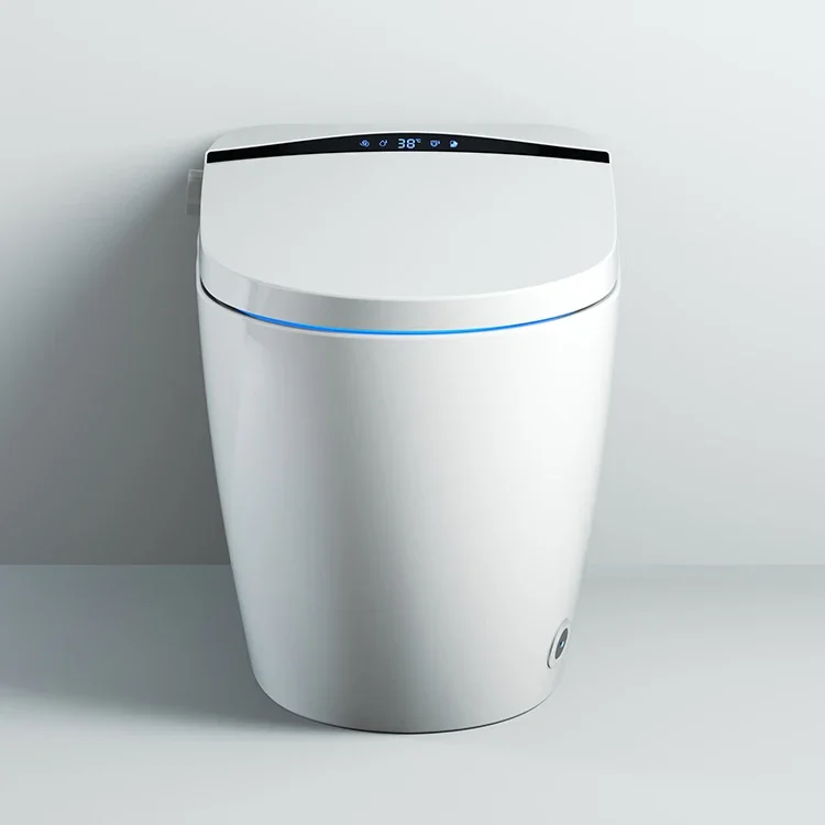 YYHC-2023 Modern color electric toilet flush automatically open smart black smart toilet 4