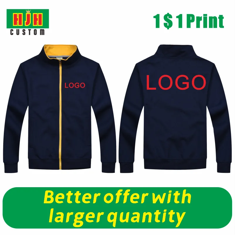 Spring and Autumn Jacket Logo Customized Embroidery Printing Versatile Fashion Cardigan Customized Outdoor Campus Street Top wa900v2 outdoor 1750mbps dual band wireless ap scenic area campus park wifi covered base station router cpe