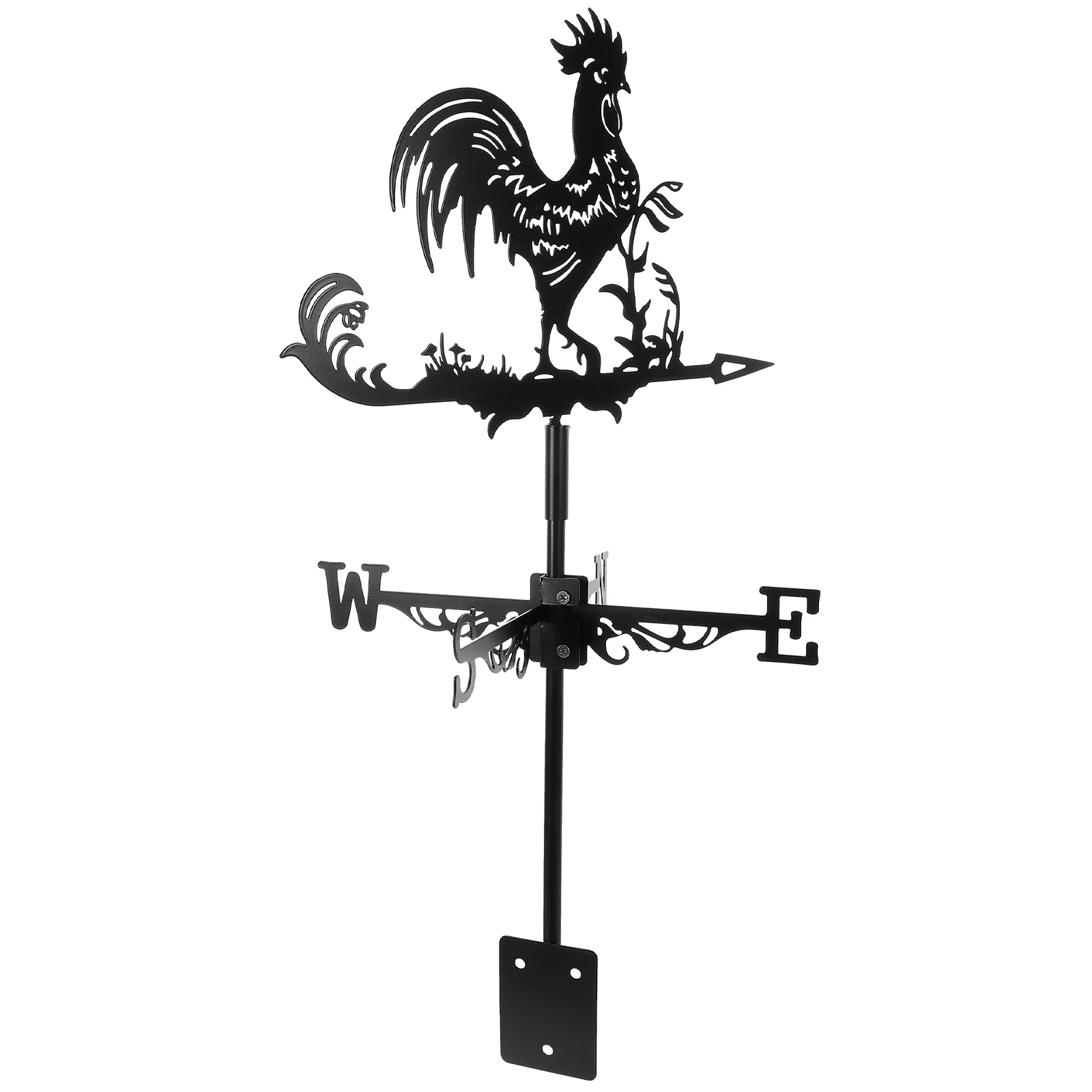 Rooster Wind Vane Rooftop Weather Vane Retro Metal Wind Direction Indicator Farm Scene Garden Art Decor Roof Garden garden art decor
