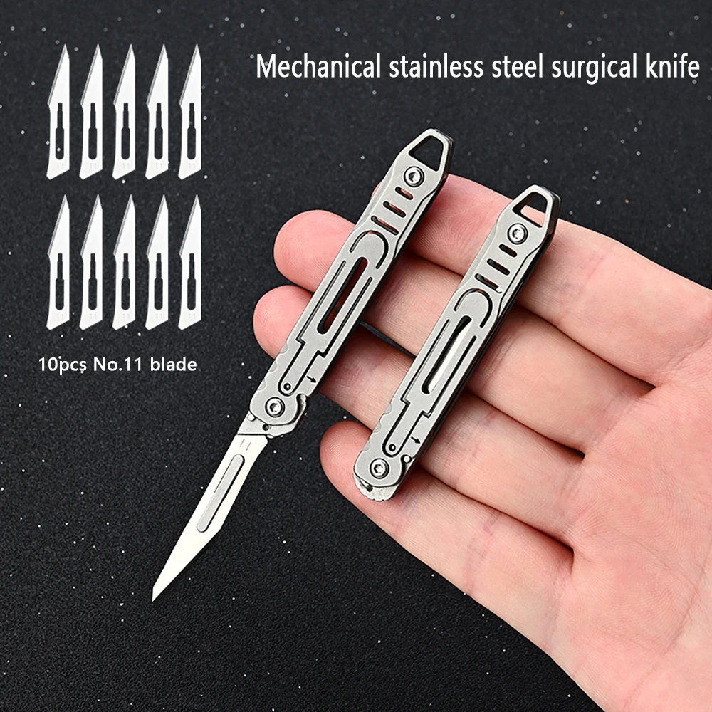 No.08 Stainless Steel Folding Knife - Outdoor