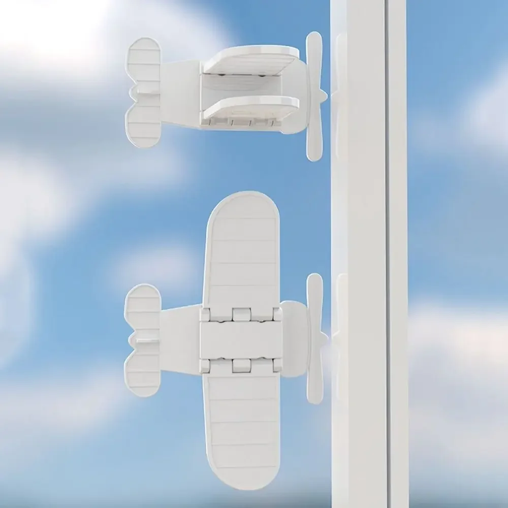 New ABS Window Lock Security Protection Baby Proof Child Safety Locks Strong Fixation Punch-free Sliding Door Lock Window