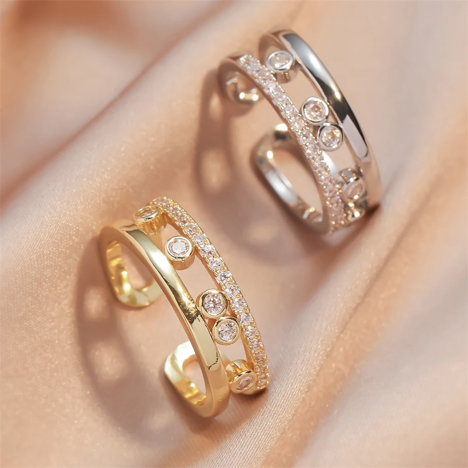 طقم سوار من الرغيف الزركوني المكعب المربع المجوف م...