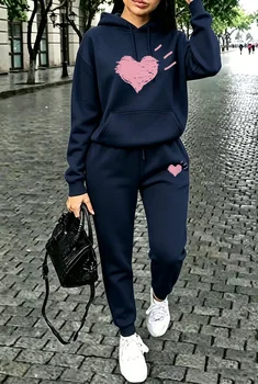 Womens Tracksuit Street Casual Sweatshirts Sportswear Outdoors Sports Jogging Clothing Autumn Versatile Single Item Hoodie Pants