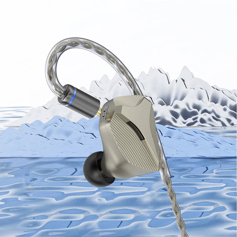 Hidizs 초대형 평면 마그네틱 드라이버, 유선 HiFi 인이어 IEM 이어폰 모니터, 헤드폰 분리형 케이블, 2 핀 플러그, MP145