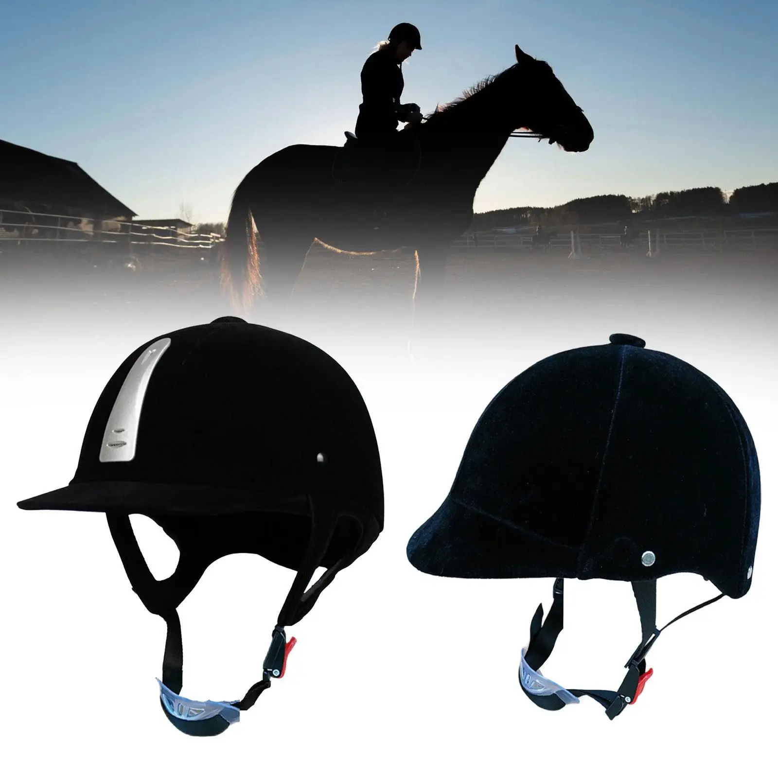 Horse Riding Helmet Outdoor Sports Hat Cap Lightweight Equestrian Equipment Professional Summer Equestrian Hat Riding Cap