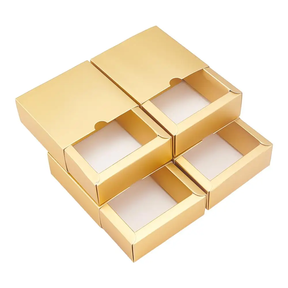 20pcs Paper Drawer Boxes Gift Wrapping Boxes for Jewelry Candy Wedding
