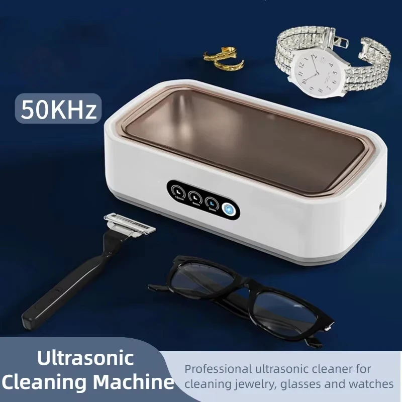 Ultrasonic Cleaner Portable Household Large Capacity 650ML Glasses Jewelry Braces Professional Cleaning Machine
