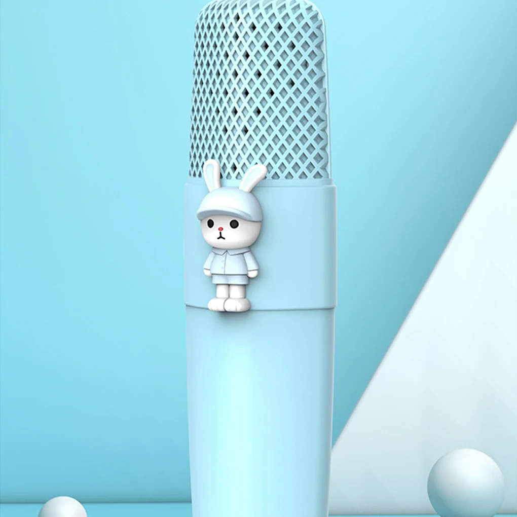 ABS Wireless Microphone Stereo Wide Application 10m Connection Bluetooth Transmission Karaok 600mAh