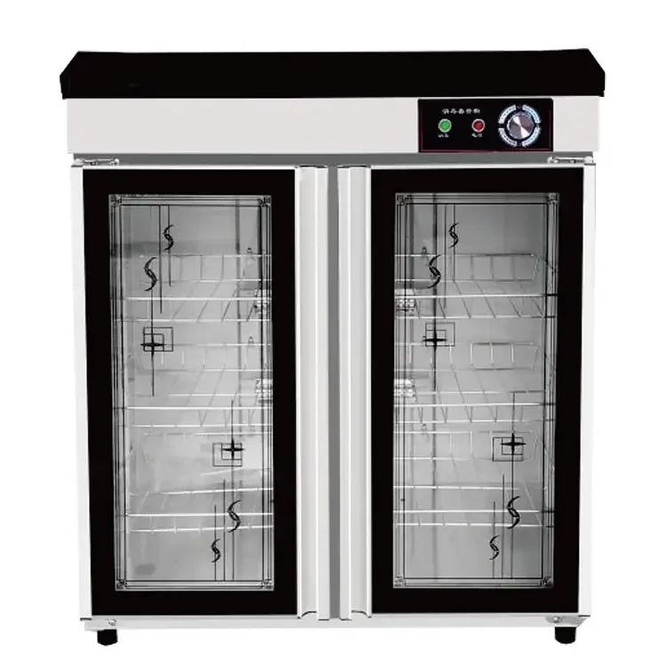 Lyroe Hot Air Circulation Stainless Steel Vertical High Temperature Visible Disinfecting Cabinets 5