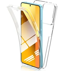 360° Full Cover Hybrid Case with Hard Screen Protection & Soft Bag - Galaxy S20 Ultra (Clear)